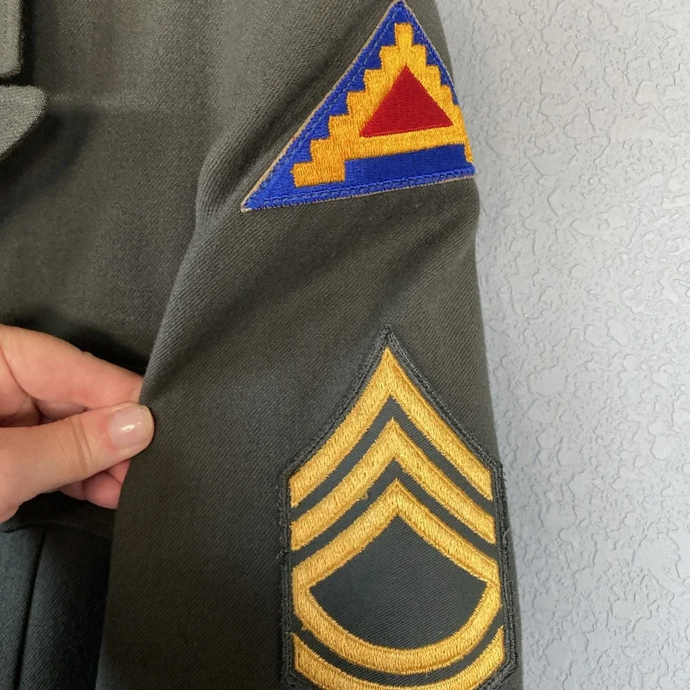 Vintage US‎ ARMY Class A Dress Uniform 38R w/pants 33x34
